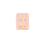 Opal dual stud earrings for kids - Pip Pop Post