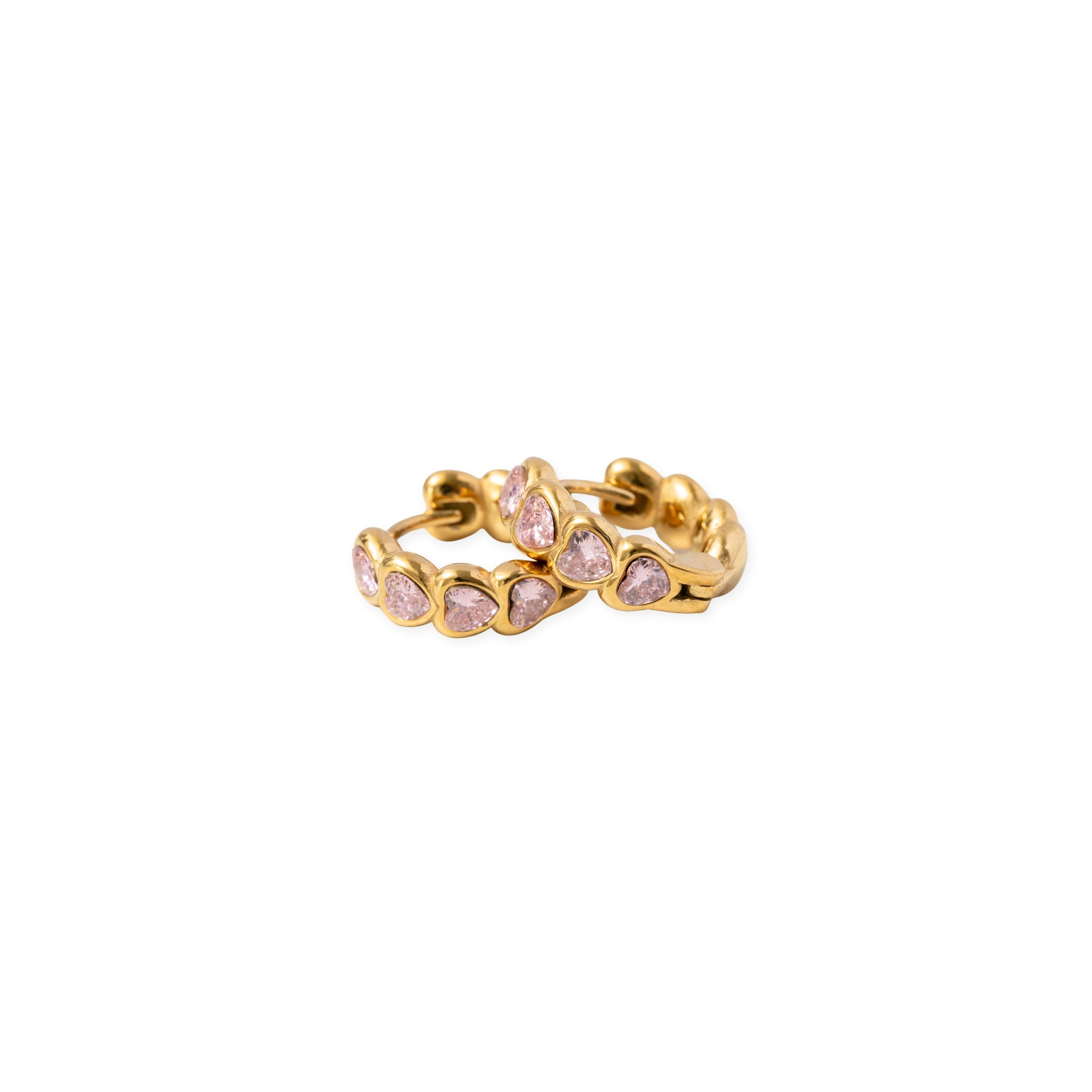 Heart Gem Hoop