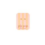 Mini Bubble Heart Stud