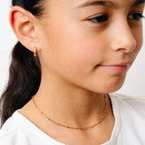 Enamel Bead Necklace