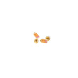 Pencil Flatback Stud Earring