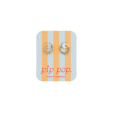 Dainty Pearl Hoop