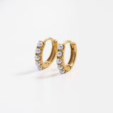 Dainty Pearl Hoop