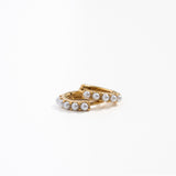 Dainty Pearl Hoop