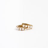 Dainty Pearl Hoop