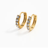 Dainty Gem Hoop