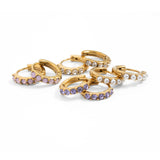 Dainty Gem Hoop