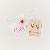 Bow Charm + 8mm Endless Hoop Set