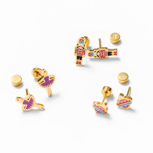 Nutcracker Stud Set
