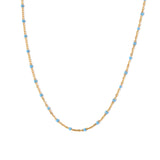 Enamel Bead Necklace