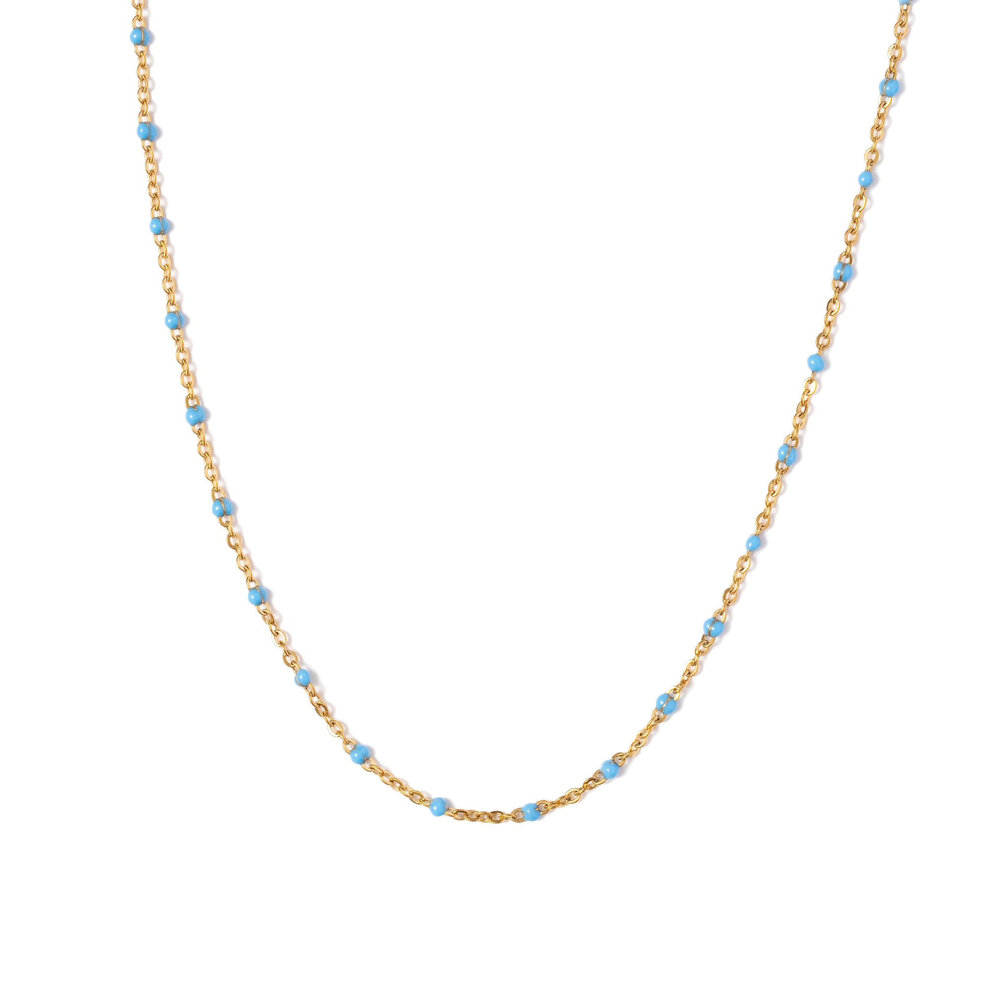 Enamel Bead Necklace