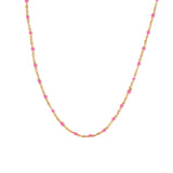 Enamel Bead Necklace