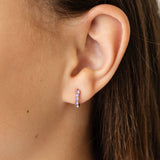 Dainty Gem Hoop