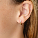 Dainty Pearl Hoop