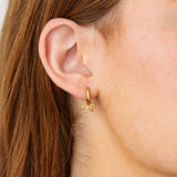 Bow Charm + 8mm Endless Hoop Set