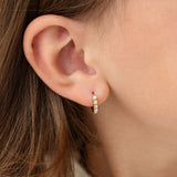 Dainty Gem Hoop