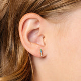 Rainbow Gem Bar Stud