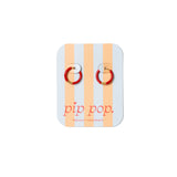 Enamel Game Day Hoop - Red