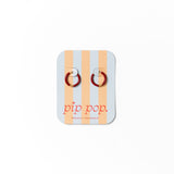 Enamel Game Day Hoop - Maroon