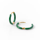 Enamel Game Day Hoop - Green