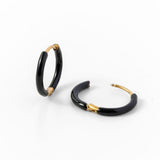 Enamel Game Day Hoop - Black