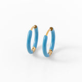 Enamel Game Day Hoop - Light Blue