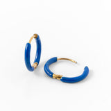 Enamel Game Day Hoop - Blue