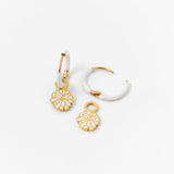 Pom Pom Charm - White