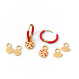 Pom Pom Charm - Red