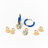 Enamel Game Day Hoop - Blue
