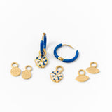 Pom Pom Charm - Blue