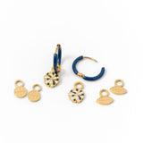 Enamel Game Day Hoop - Navy