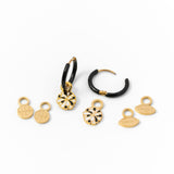 Enamel Game Day Hoop - Black