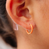 Enamel Game Day Hoop - Orange