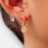 Pom Pom Charm - Orange