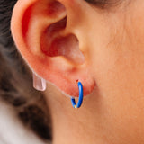 Enamel Game Day Hoop - Blue