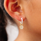 Pom Pom Charm - White