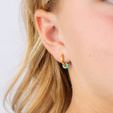 Enamel Hoop Beads