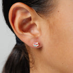 Stacked Books Flatback Stud