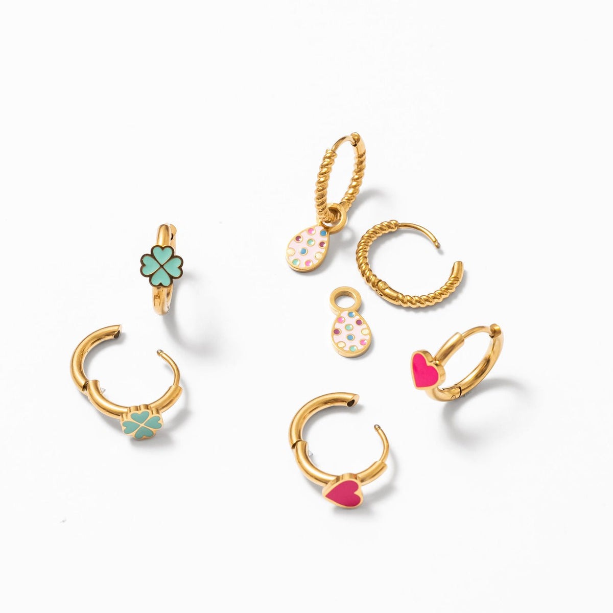 A colorful assortment of Pip Pop earrings