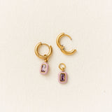 Emerald Enamel Gemstone Charm