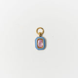 Emerald Enamel Gemstone Charm