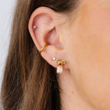 Emerald Cut Hypoallergenic Charm