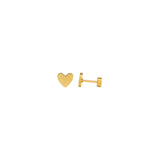 Heart Gold Stud