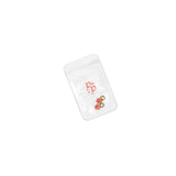 Hibiscus Charm for earring on white background product and packaging photo