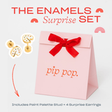 Colorful Enamel Surprise Set | 5 Giftable Pairs