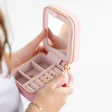 Pink Jewelry Box Holder for Hypoallergenic Earrings - Pip Pop 