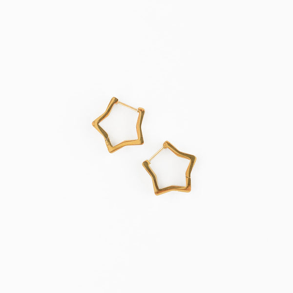 Star Hoop Earring – Pip Pop Post