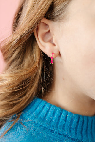 Exaggerated Bowling Dangles Hypoallergenic Earrings for Sensitive Ears Made  with Plastic Posts