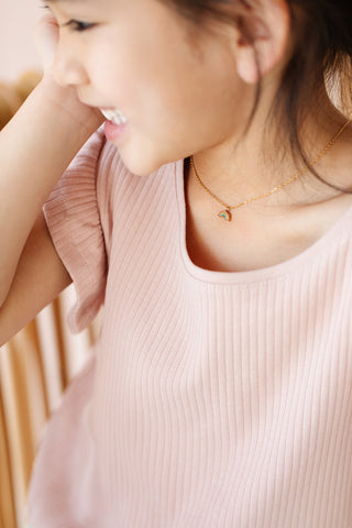 Pastel Rainbow Pendant Necklace